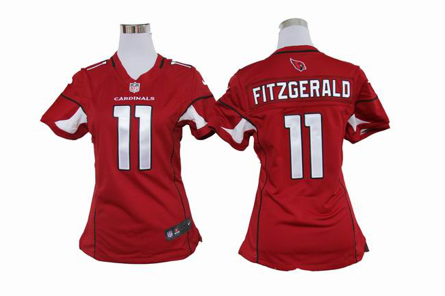 Nike Women's nfl Arizona Cardinals 11 Larry Fitzgerald Nike Red Game Jerseys